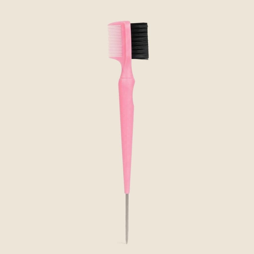 3-in-1 Edge Brush — Comb, Bristle Brush & Steel Pin Tail, photo 7 of 8