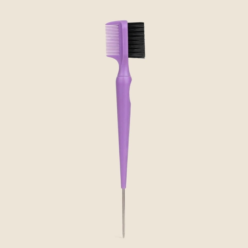 3-in-1 Edge Brush — Comb, Bristle Brush & Steel Pin Tail, photo 8 of 8