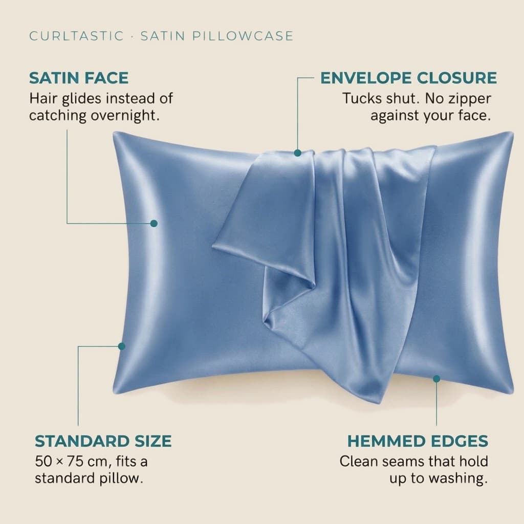 Satin Pillowcase — Envelope Closure, Standard 20 × 30, photo 6 of 10