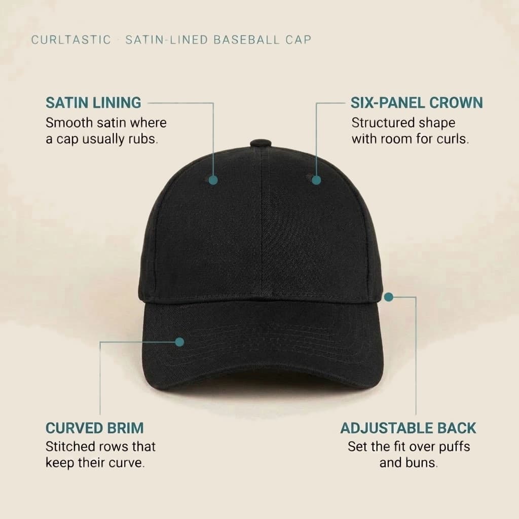 Satin-Lined Baseball Cap, photo 11 of 14
