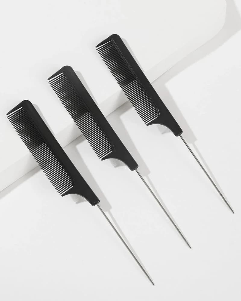 3 Pack Rat Tail Comb Set, photo 4 of 6