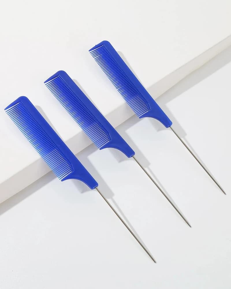 3 Pack Rat Tail Comb Set, photo 5 of 6