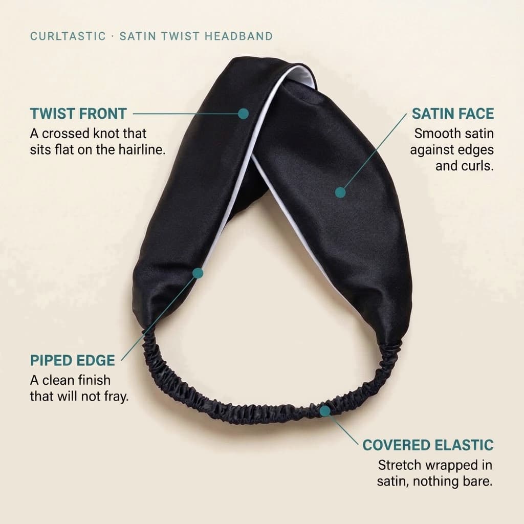 Satin Twist Headband, photo 7 of 15