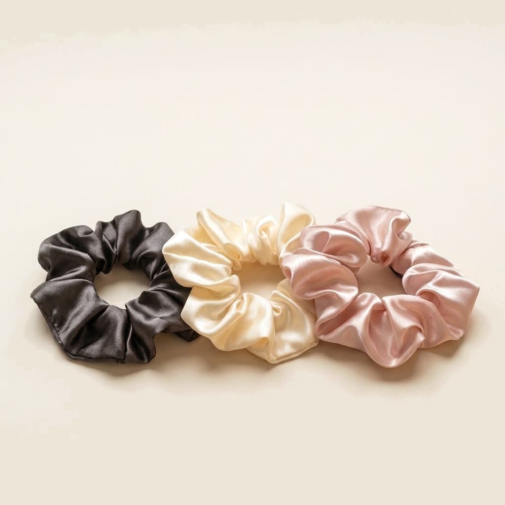 Satin Scrunchies — 3-Pack, photo 4 of 7