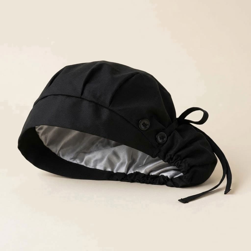Satin-Lined Scrub Cap
