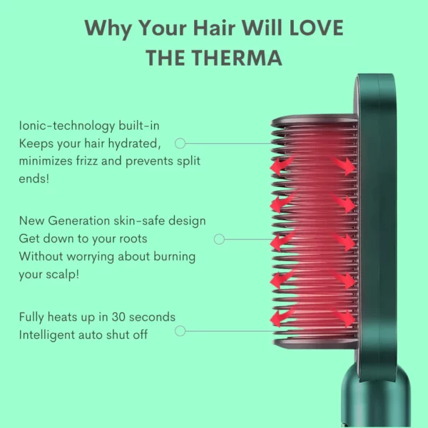 The Therma™ - Ionic Hair Straightening Brush